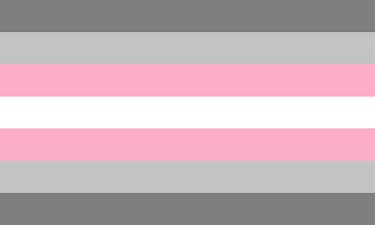 The demigirl pride flag